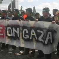 Ratusan Mahasiswa Yogya Tuntut Blokade Gaza Dibuka 