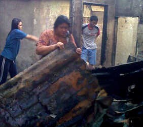 Korban Kebakaran Alami Luka Ringan