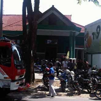 Kantor TV9 Terbakar