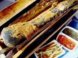 Ikan Patin Bakar Bambu Karimata