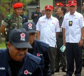 JK Hadiri Pelantikan Satgana