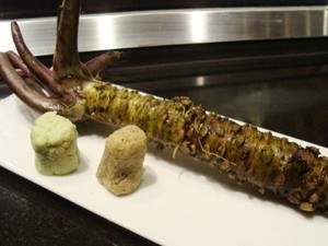 Wasabi Segar, Pelengkap Hidangan