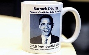 Australia Hancurkan 200 Mug Bergambar Obama