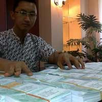 Tergiur Undian Berhadiah, Bapak 2 Anak Palsukan Ribuan Kupon