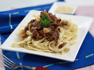 Resep Pasta: Fettucine Black Pepper
