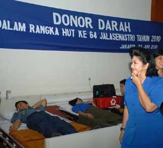 Jalasenastri Gelar Donor Darah