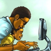 Mengetik Bantu Anak Autis Berkomunikasi