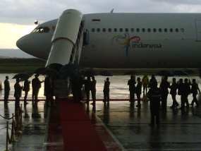 Hujan di Ankara, Presiden SBY Disambut Upacara Kenegaraan di Ruang VIP