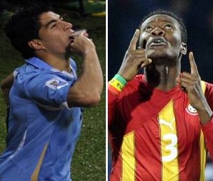 Yang Pertama untuk Uruguay & Ghana 
