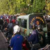 Ribuan Peserta Fun Bike Bergerak Muncul Kepadatan