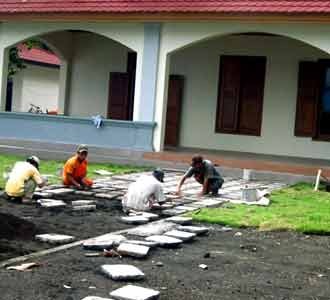 Persiapan Rumah SBY di Banda Neira