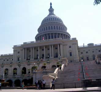 Disengat Terik Matahari di Washington DC