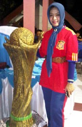 Nonton Bola di Danau Sekaligus Canangkan Visit Ranu Grati