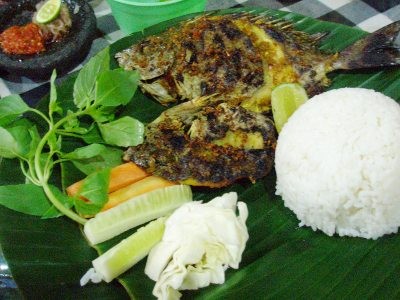 Baronang Bakar a la Waroeng Lovina