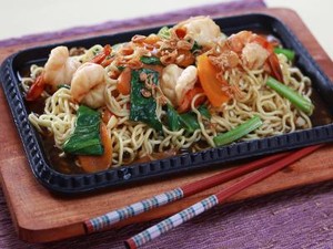 Resep Mie: Mi Hot Plate Udang
