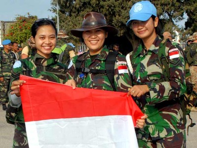 Wan TNI Ikut Dancon March
