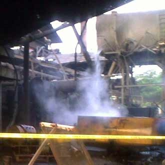 Tungku Batu Bara Meledak