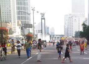 Car Free Day, Mulai dari Sepeda Sampai Tes Asam Urat