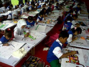 Ratusan Siswa SD dan SMP Ikuti Lomba Cipta Seni Pelajar di Bali