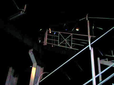 Atap Jembatan Penyeberangan Roboh
