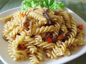 Resep Pasta: Pasta Ikan Pari Asap