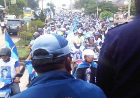 Sambut Ramadan, Kader PD Pawai Keliling Kota Palembang