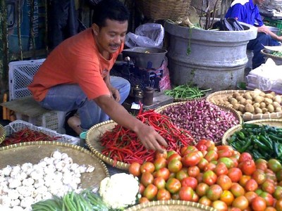Jelang Ramadan Harga Sayuran Turun
