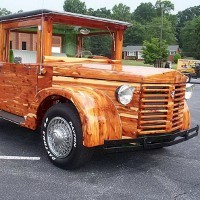 Chrysler Berbodi Kayu Asli