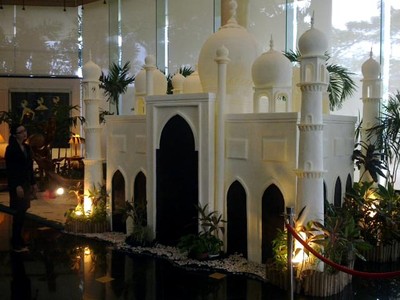 Replika Masjid Dari Coklat