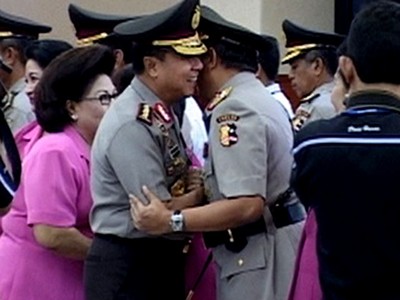 Kapolri Sumringah