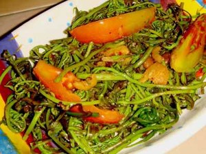 Tumis Pakis Pontianak
