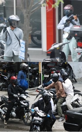 Polisi Pelajari Foto Perampok Bank Cimb Niaga Medan