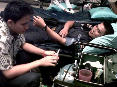 Satpol PP DKI Donor Darah