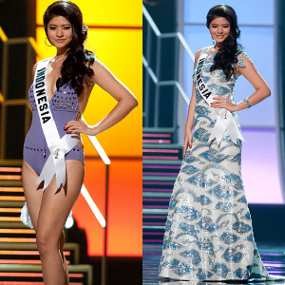 Qory Sandioriva Gagal Masuk 15 Besar Miss Universe 2010