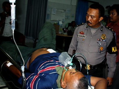 Anggota Marinir Ditembak Pria Misterius