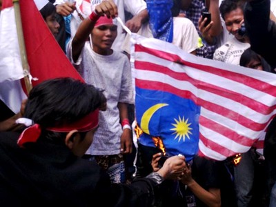 Massa Bakar Bendera Malaysia