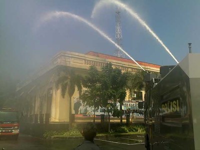 Kebakaran di Mapolrestabes Surabaya