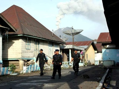 Pengamanan di Sekitar Gunung Sinabung