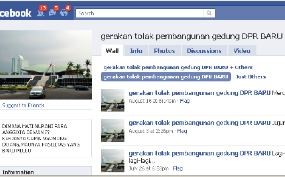 Gerakan Tolak Gedung Baru DPR Muncul di Facebook