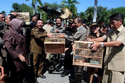 Walikota Surabaya Berpamitan