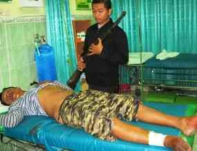 Pembajak Truk Dihadiahi Timah Panas Saat Kabur