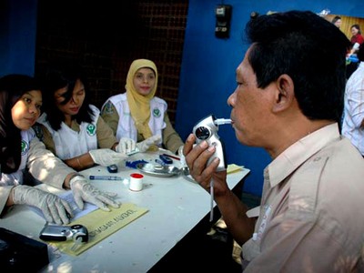 Sopir Bus Tes Kesehatan