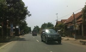 Jalan Sempit Selepas Pintu Tol Pejagan