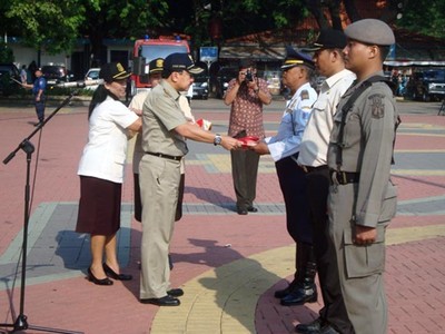 Foke Pimpin Apel Siaga Mudik