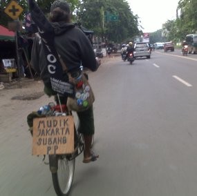 Kendaraan Para Pemudik, Sepeda Ontel Hingga Mobil Bak 