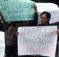 Jurnalis Yogya Gelar Aksi Keprihatinan Bagi Triyono 