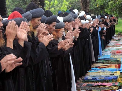 Jamaah An-Nadzir Salat Idul Fitri