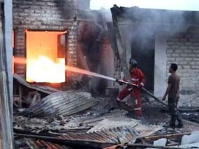 Elpiji Meledak, Ruko Warga Sumenep Ludes Terbakar