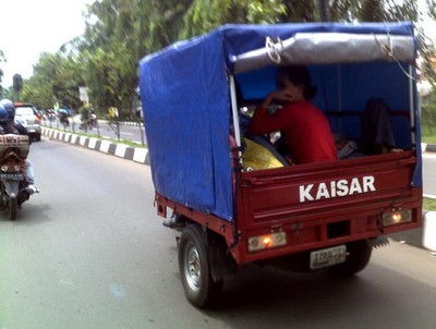 Motor Gerobak Ikut Mudik