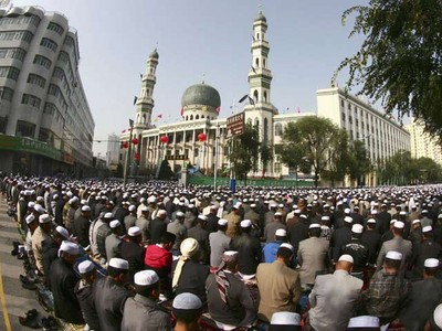 Muslim China Rayakan Idul Fitri